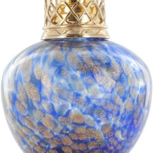 Gold Lid & Blue Body